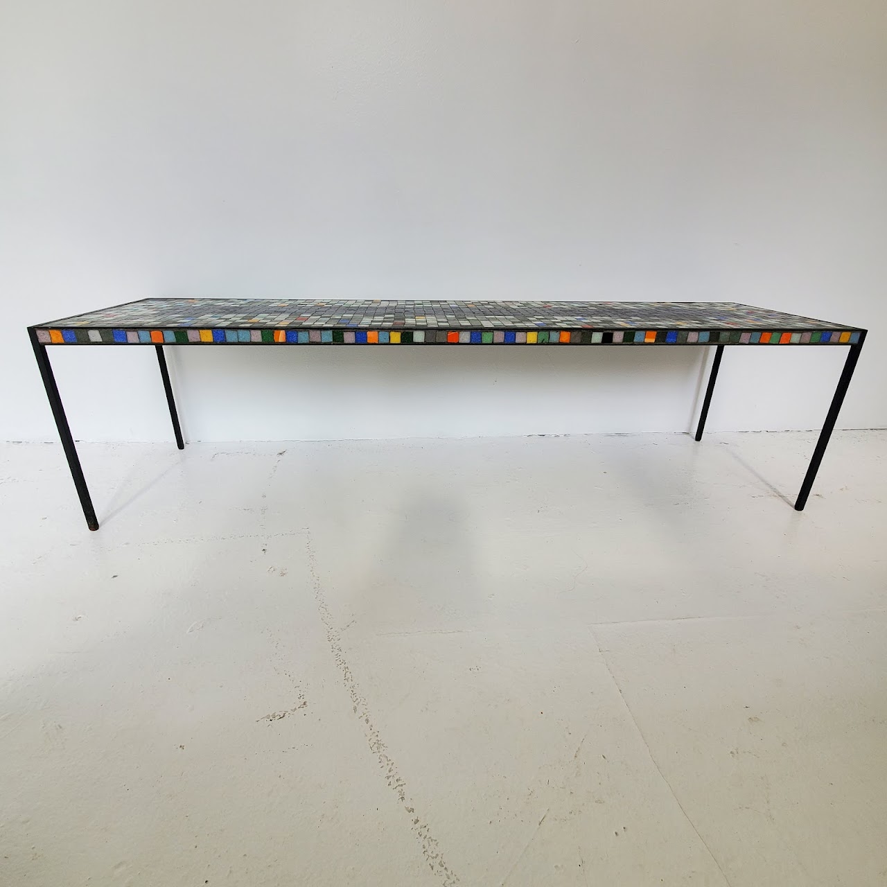 Mosaic & Iron Decorative Table