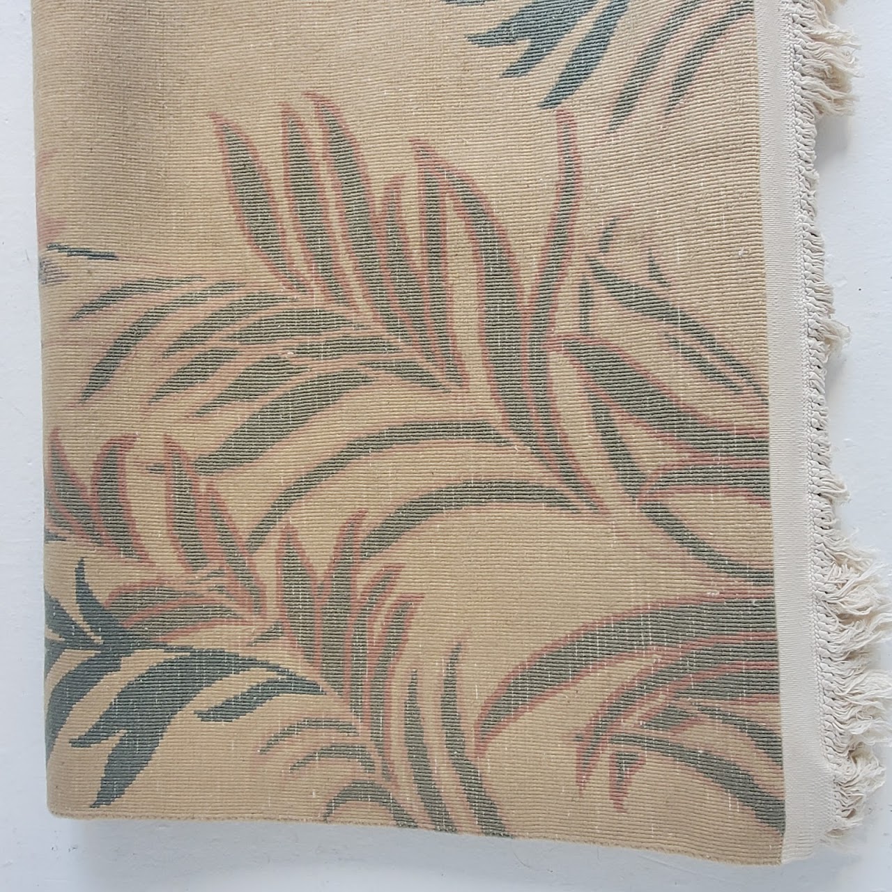 Wool Floral & Frond Area Rug