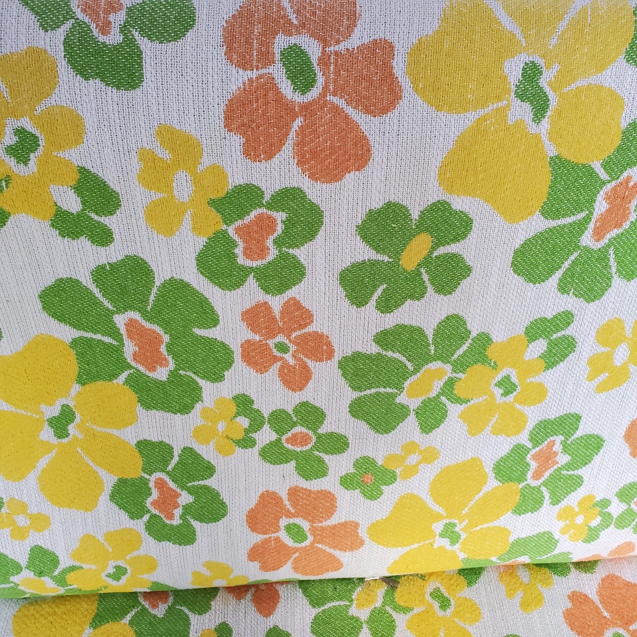 Vintage Mod Floral Sofa