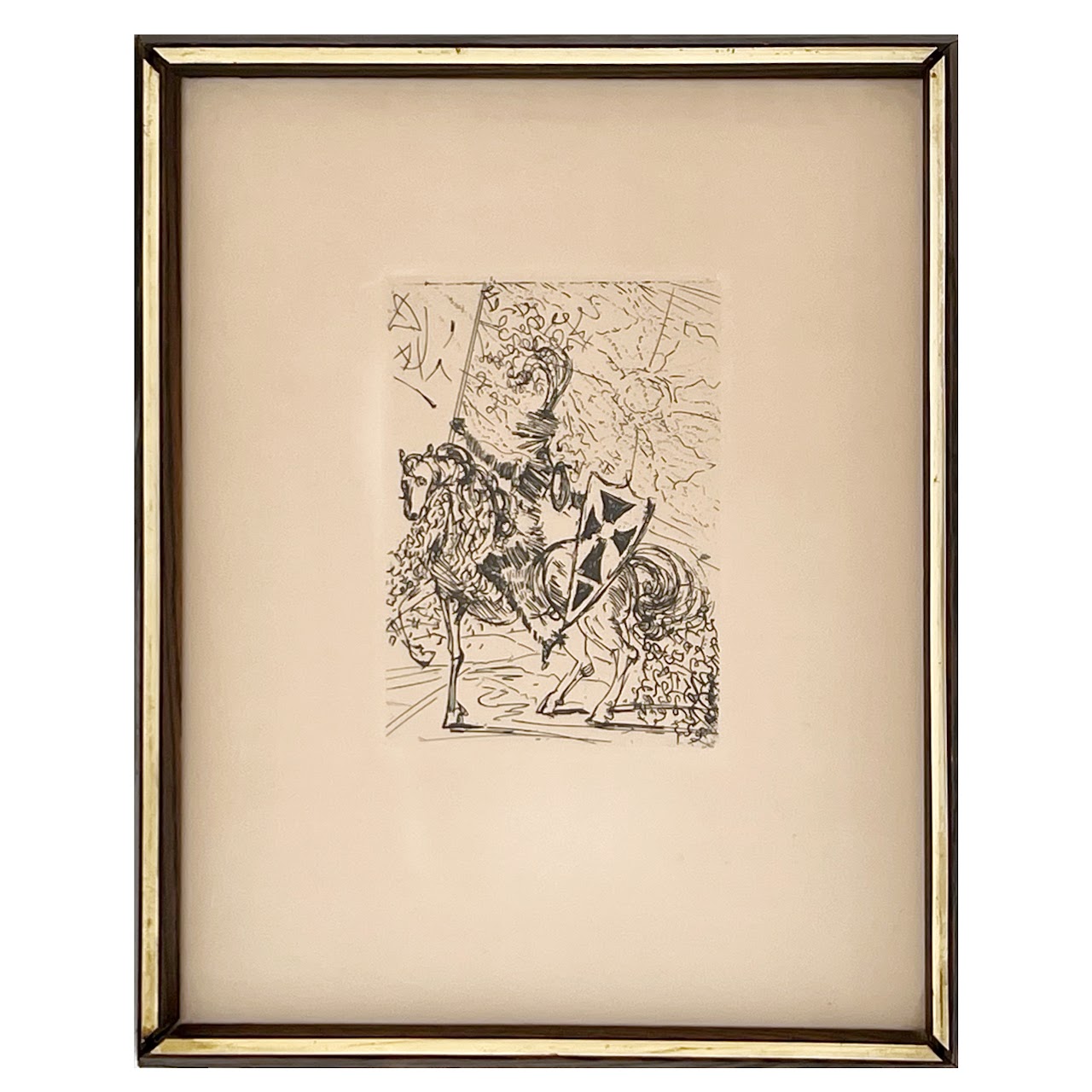 'El Cid' Etching After Salvador Dalí