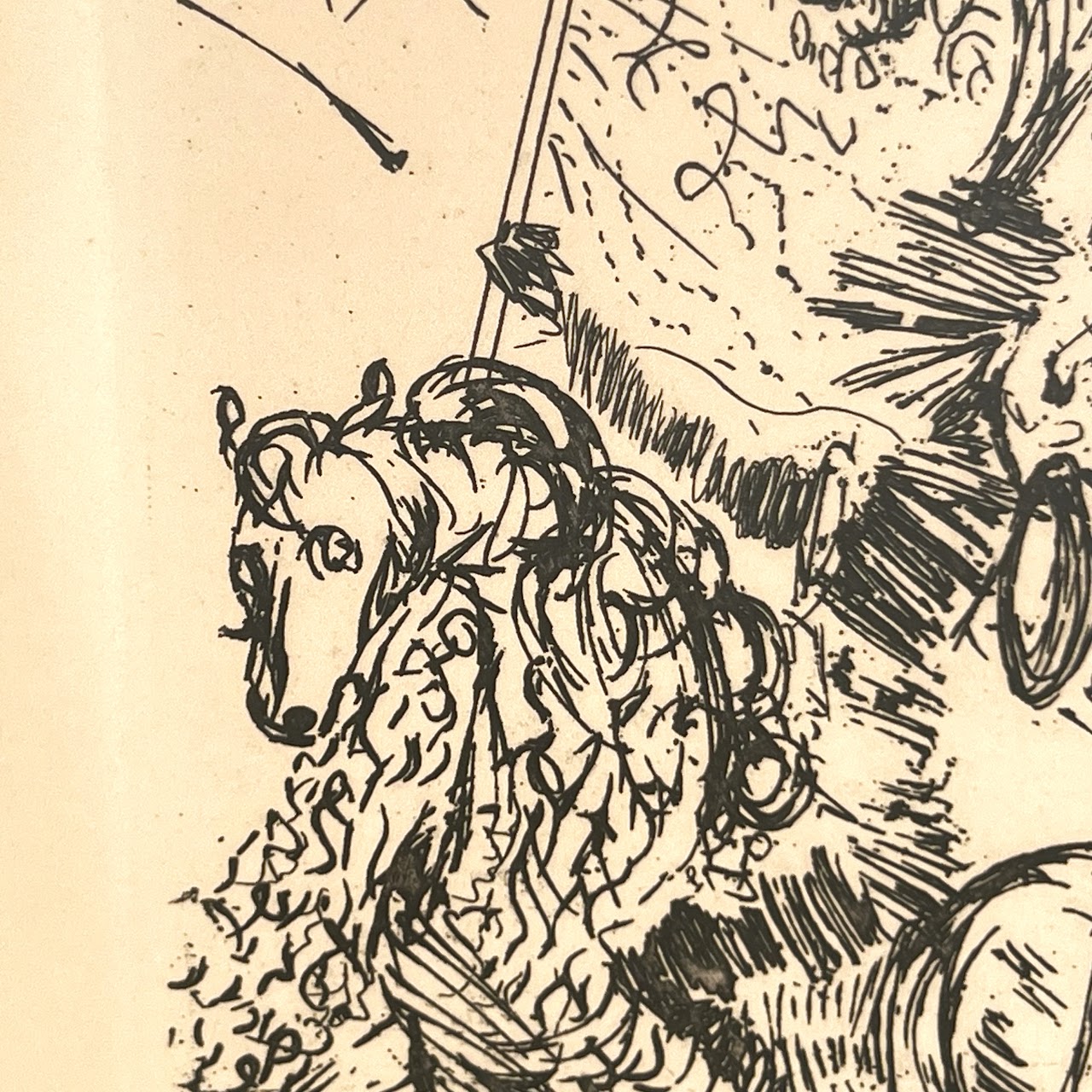 'El Cid' Etching After Salvador Dalí