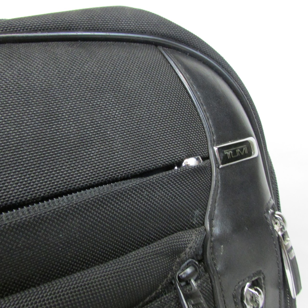 Tumi Ballistic Nylon & Leather Backpack