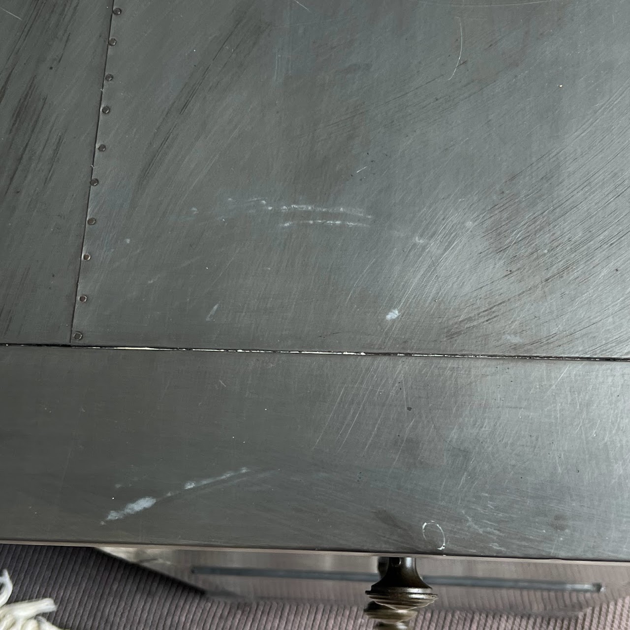 Restoration Hardware Metal Clad Desk