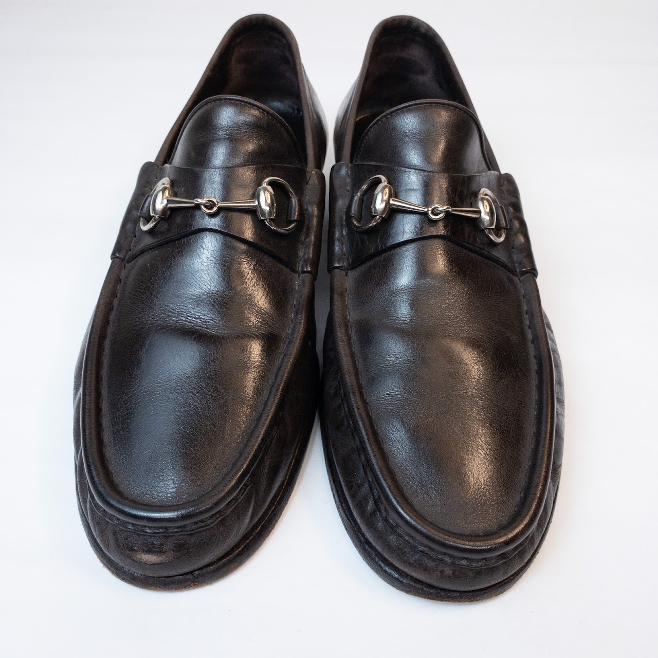 Gucci Brown Leather Loafers