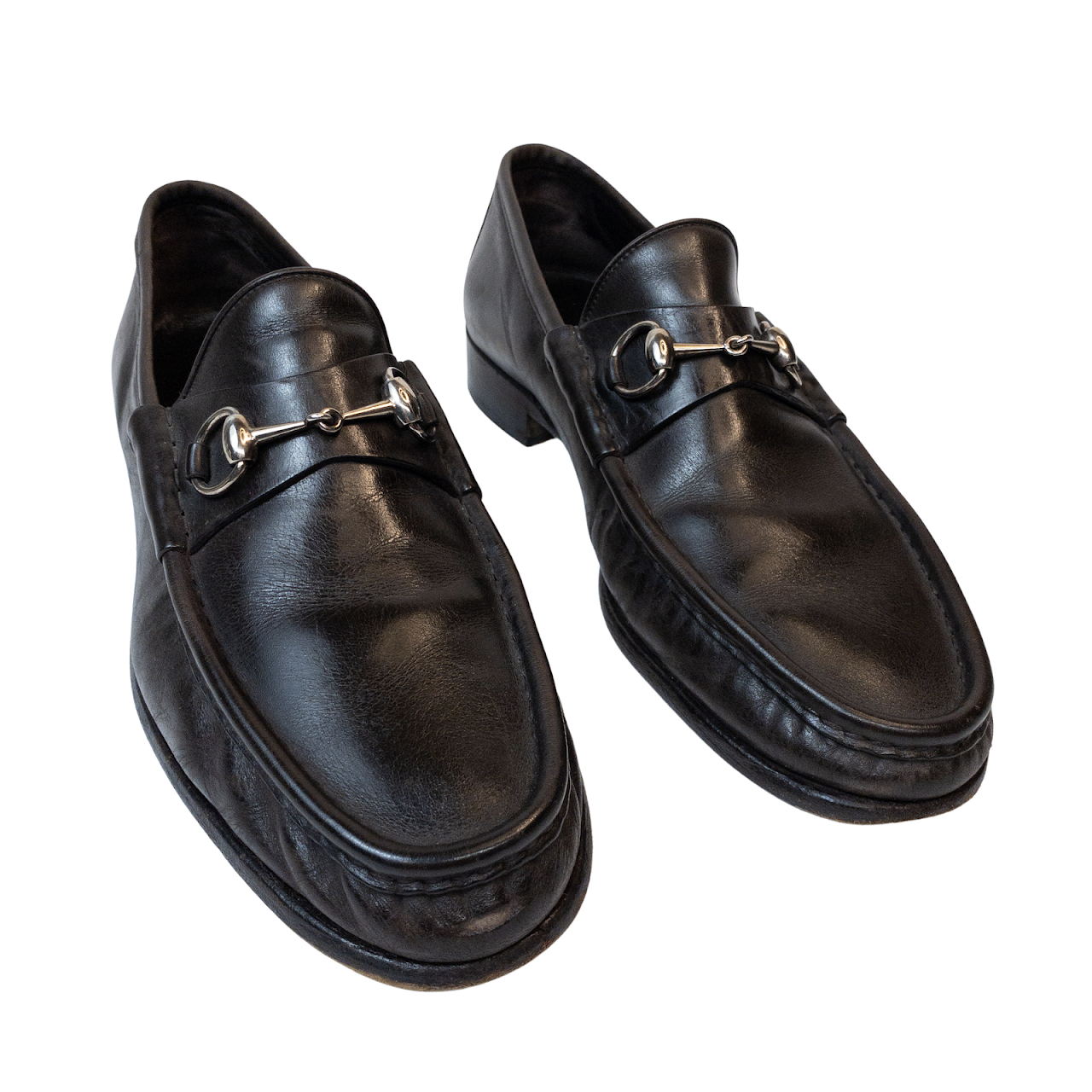 Gucci Brown Leather Loafers