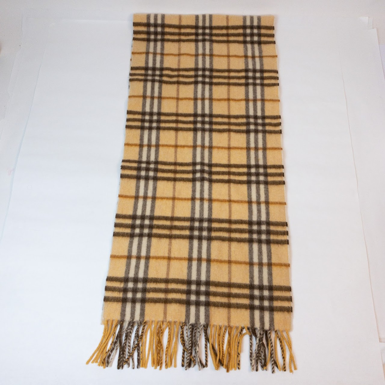 Burberry Cashmere Check Scarf