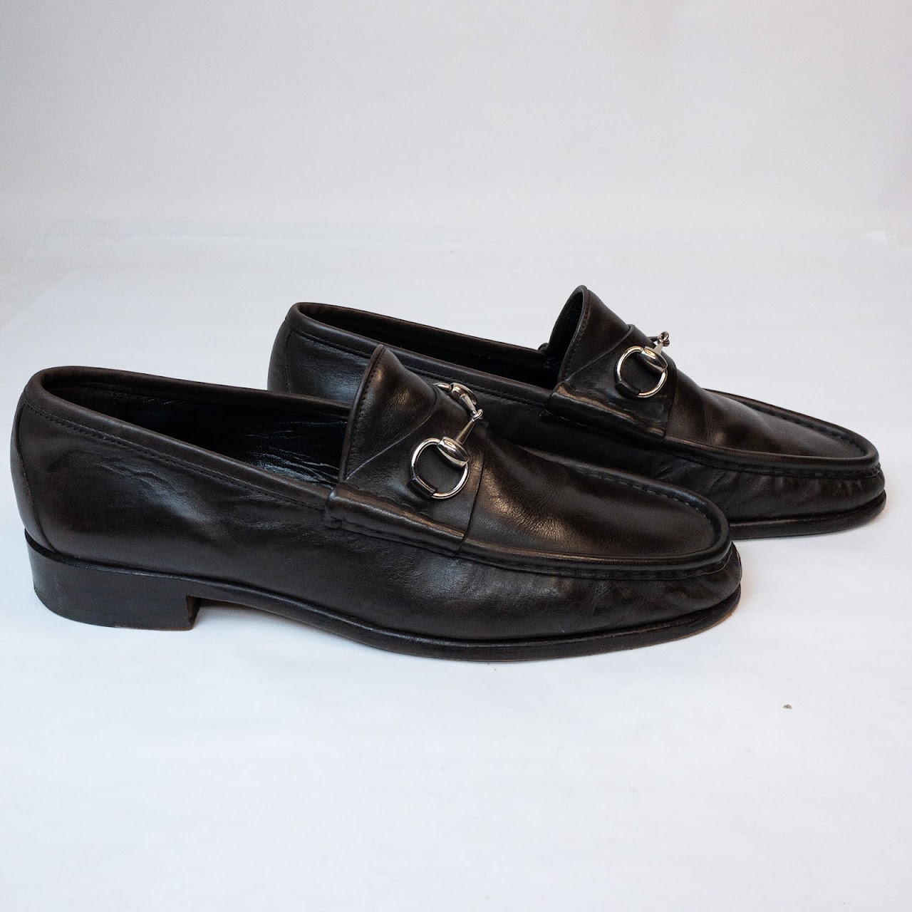 Gucci Brown Leather Loafers