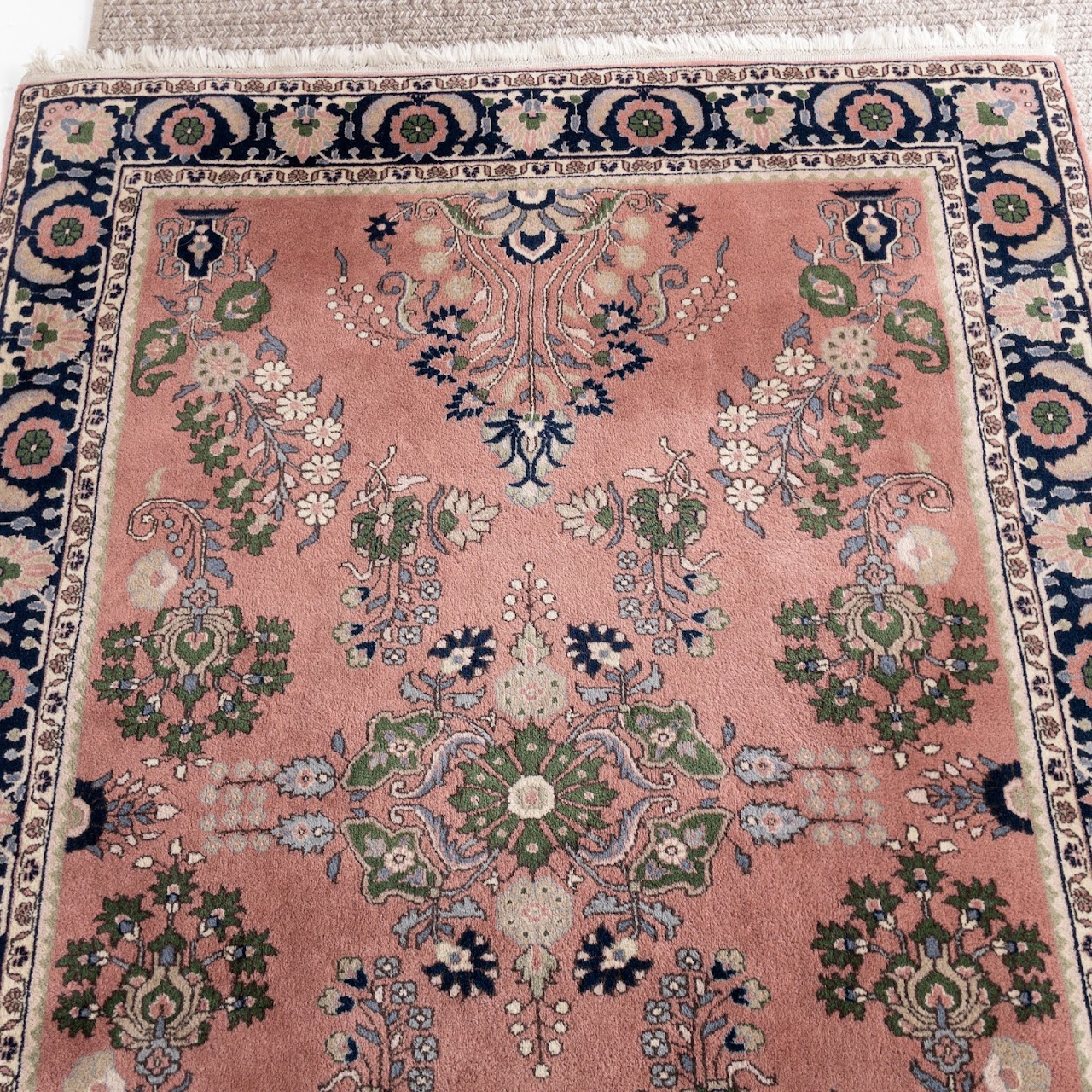 Wool Floral Area Rug