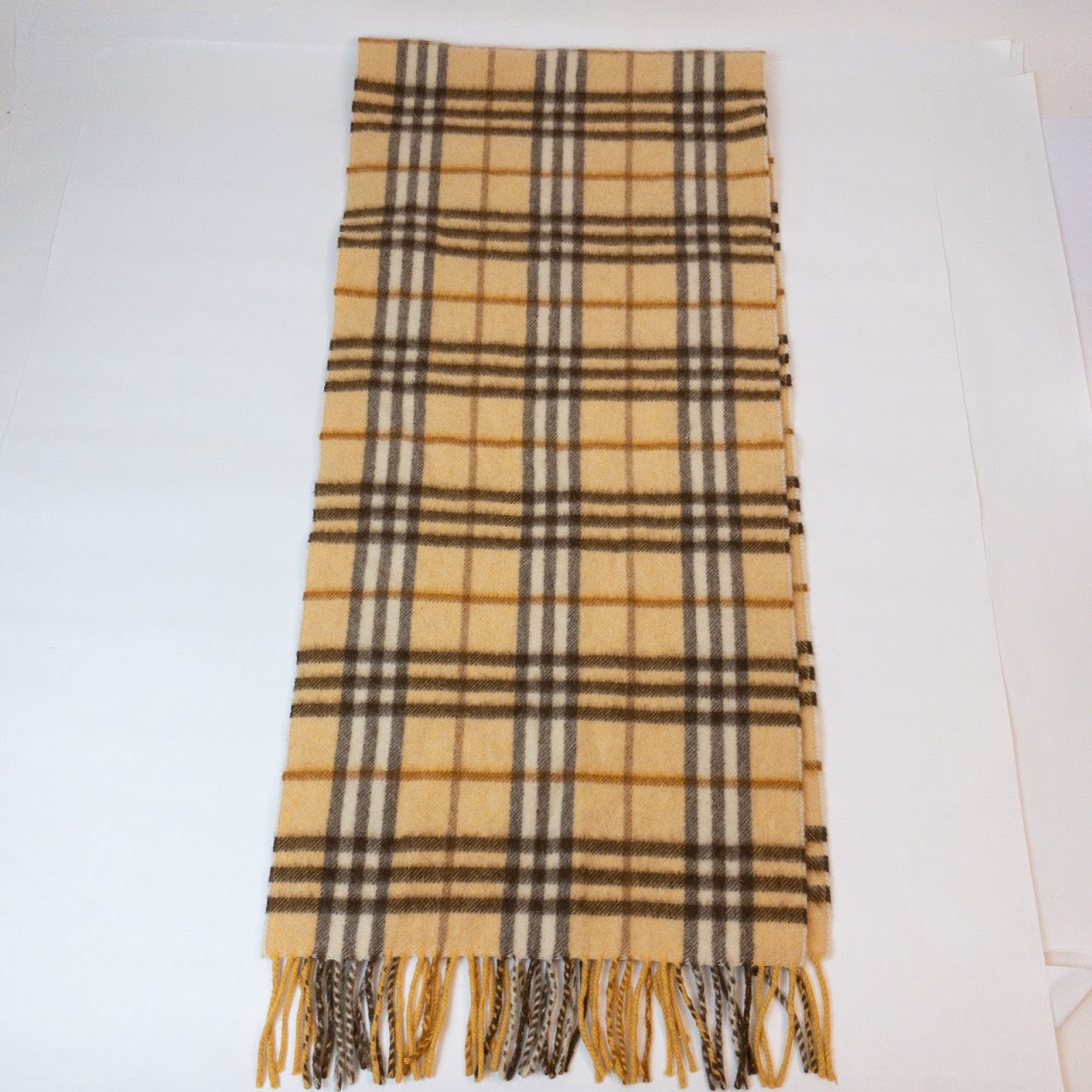 Burberry Cashmere Check Scarf