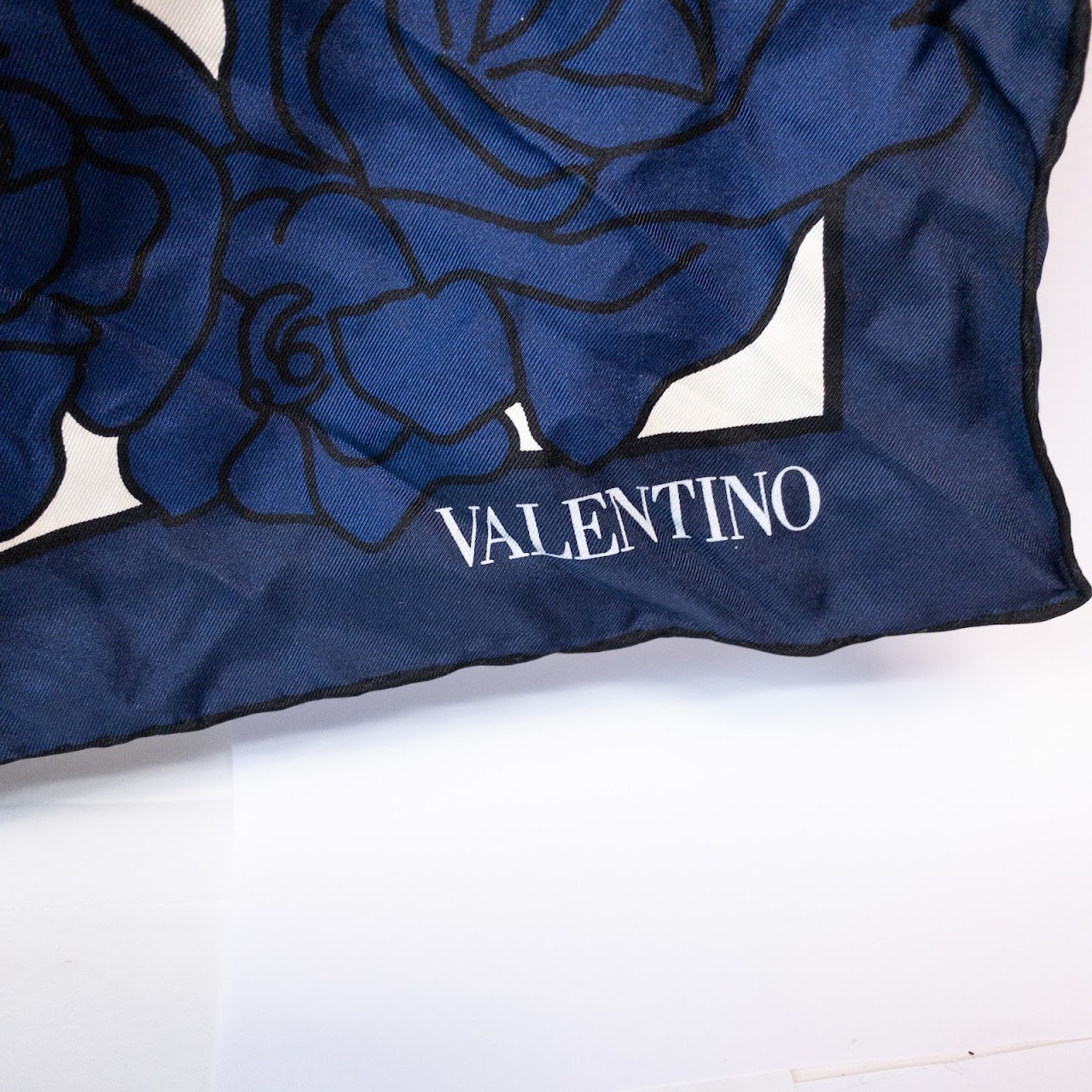 Valentino Floral Silk Scarf