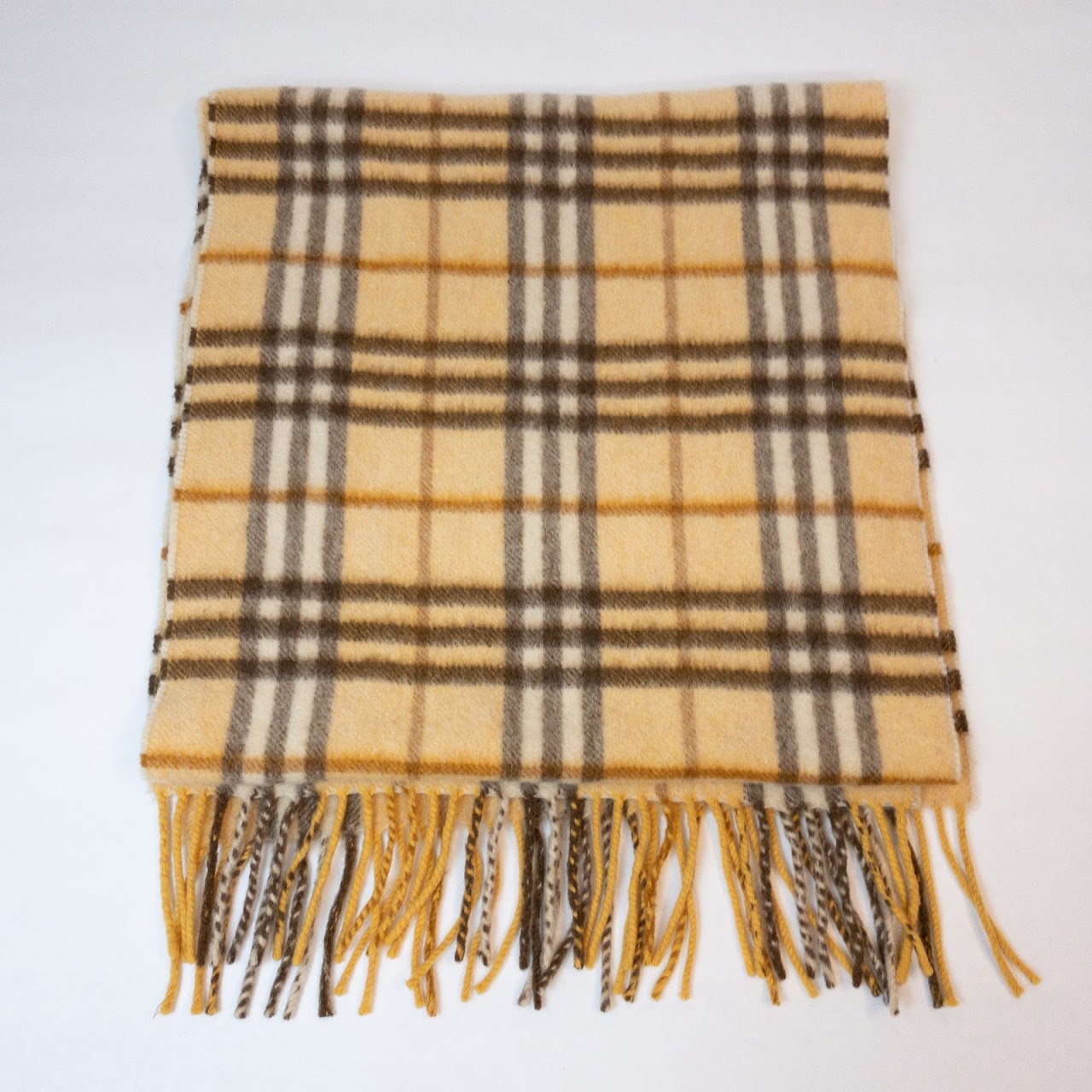 Burberry Cashmere Check Scarf