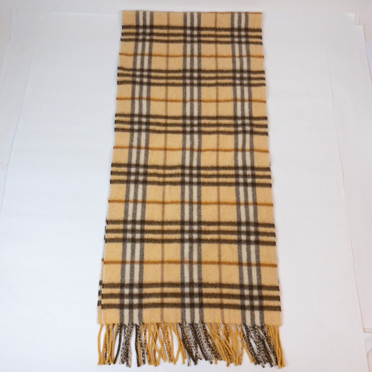 Burberry Cashmere Check Scarf