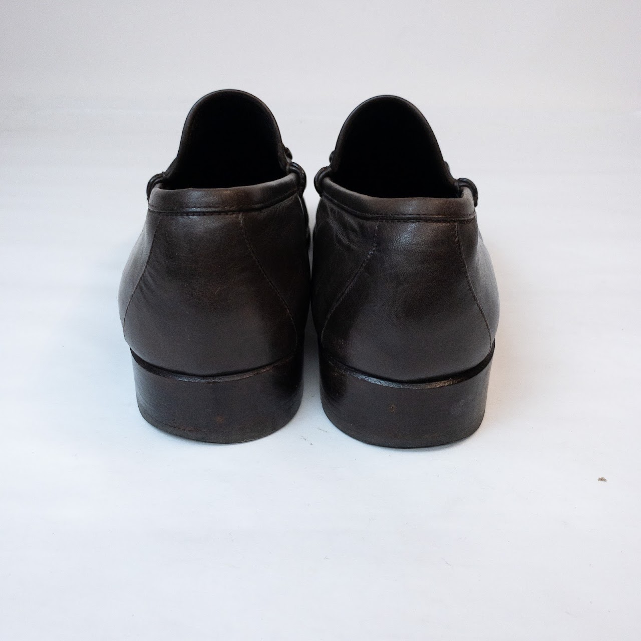 Gucci Brown Leather Loafers