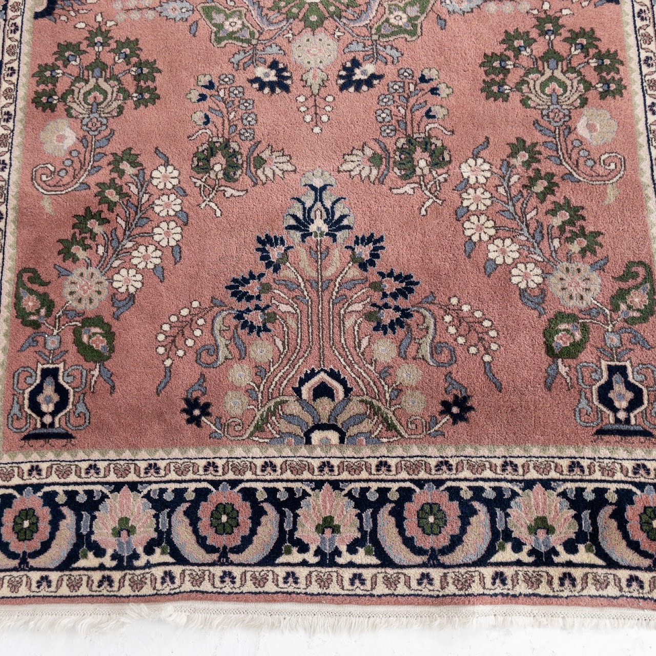 Wool Floral Area Rug