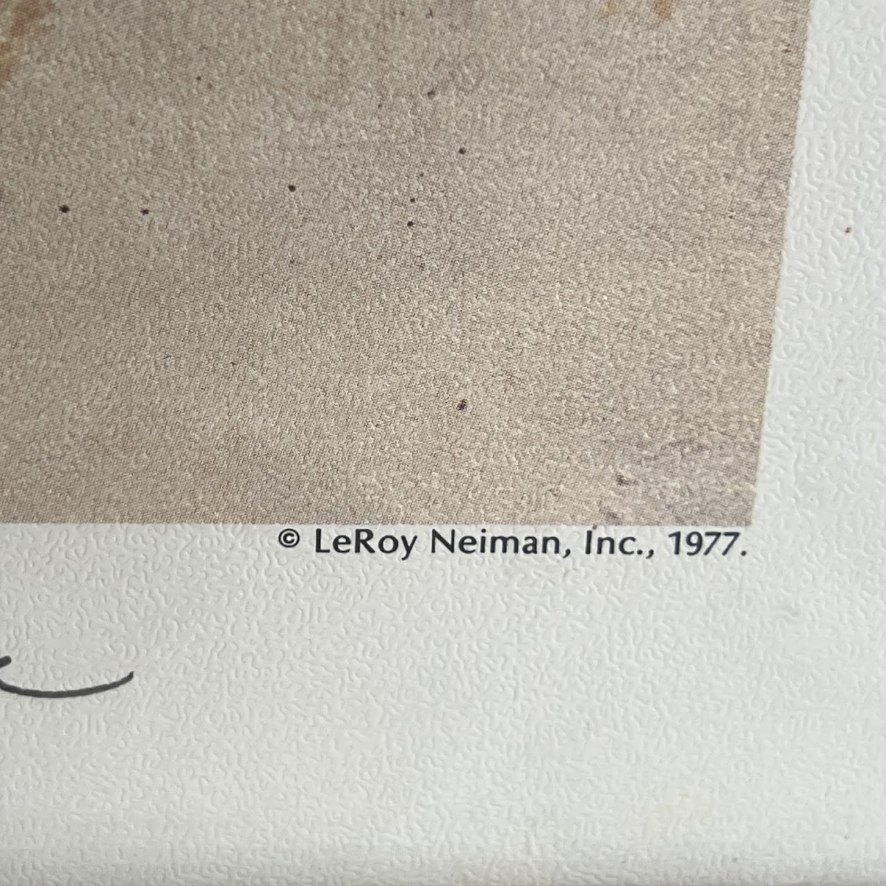 Leroy Neiman 'Stock Market' Signed Poster