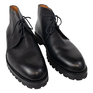 J. M. Weston Black Leather Chukka Boots