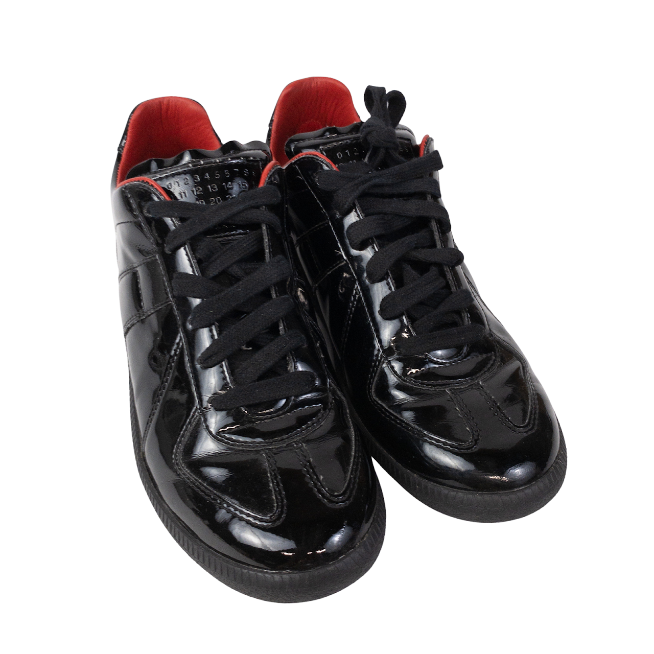 Margiela Replica Patent Leather Sports Shoes