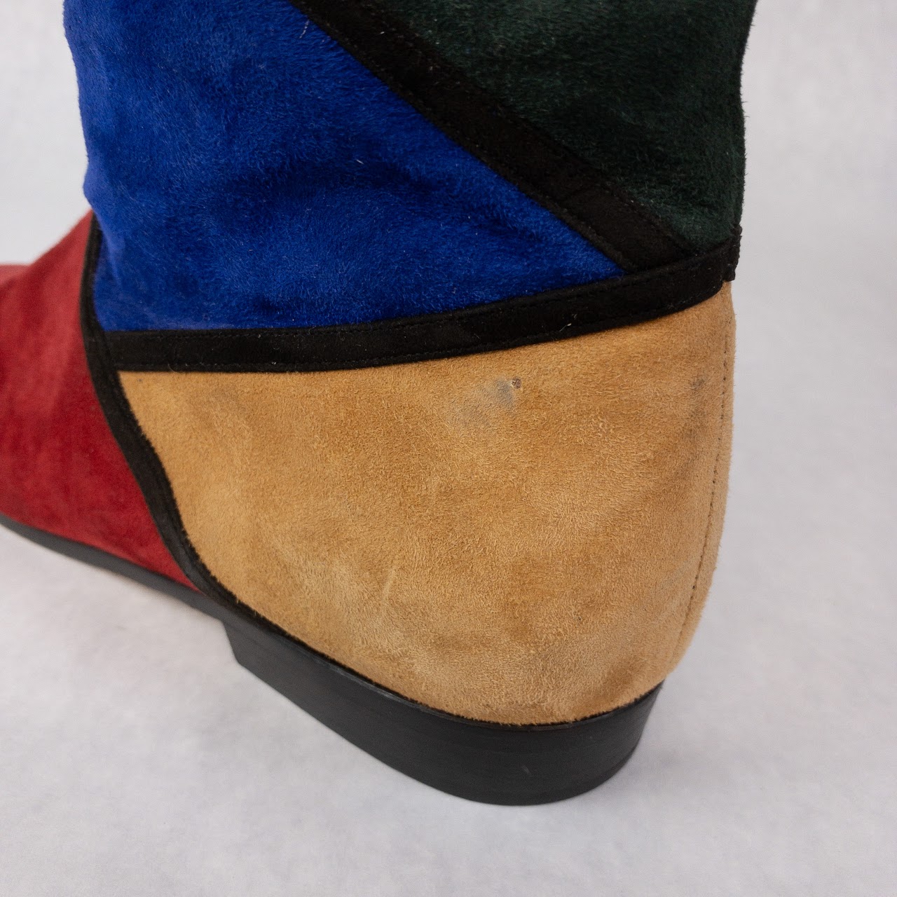 Sesto Meucci of Florence Suede Colorblock Boots