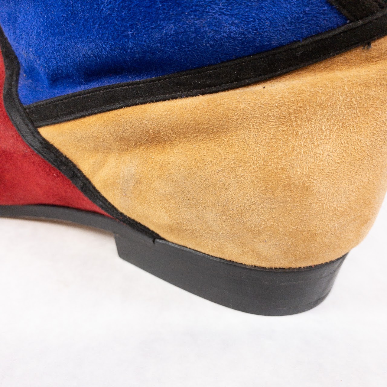 Sesto Meucci of Florence Suede Colorblock Boots