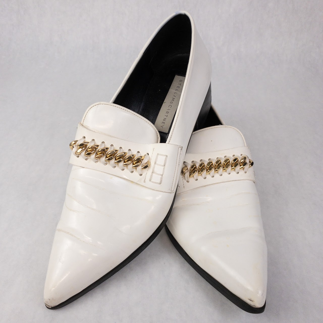 Stella McCartney White Loafers
