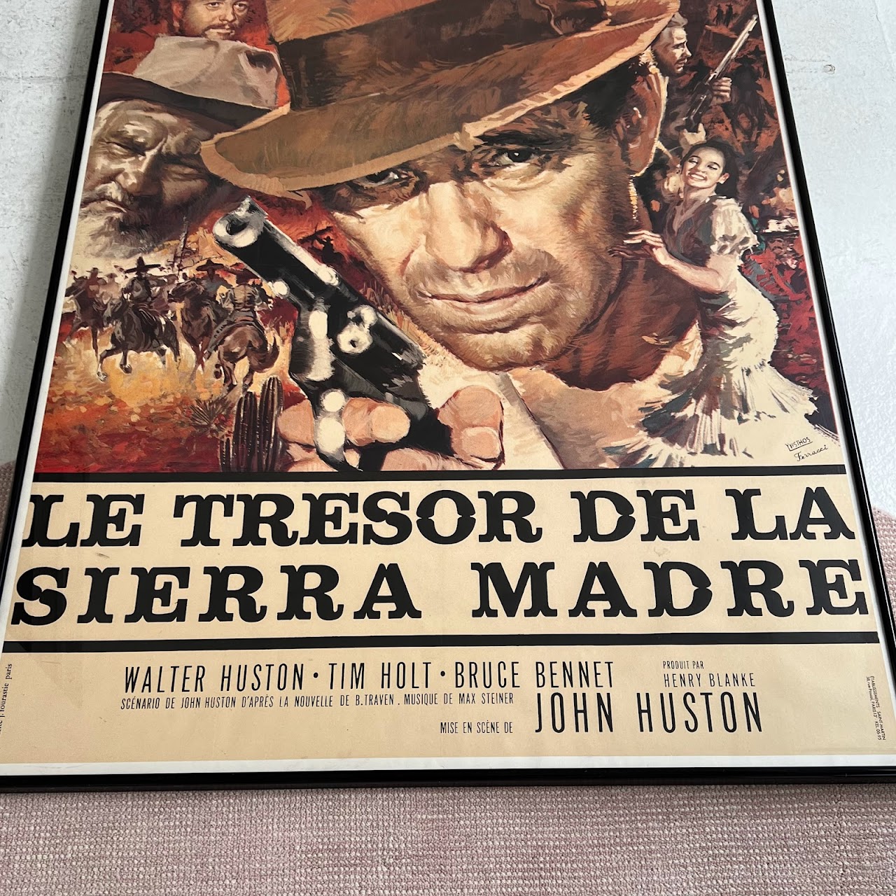 Humphrey Bogart 'The Treasure of the Sierra Madre' Original French Movie Poster