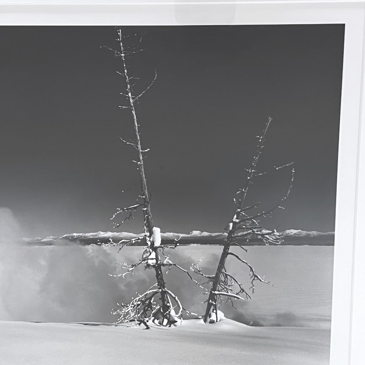 Gifford Ewing Signed Snowy Landscape Photograph #1