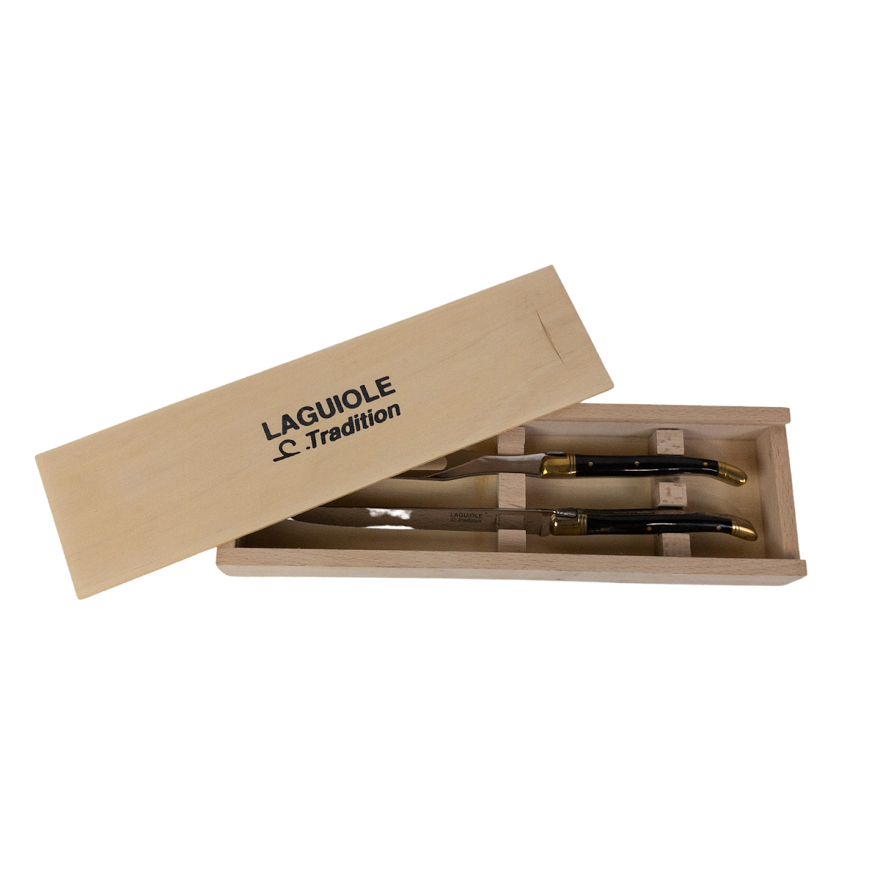 Laguiole Carving Knife & Fork Set