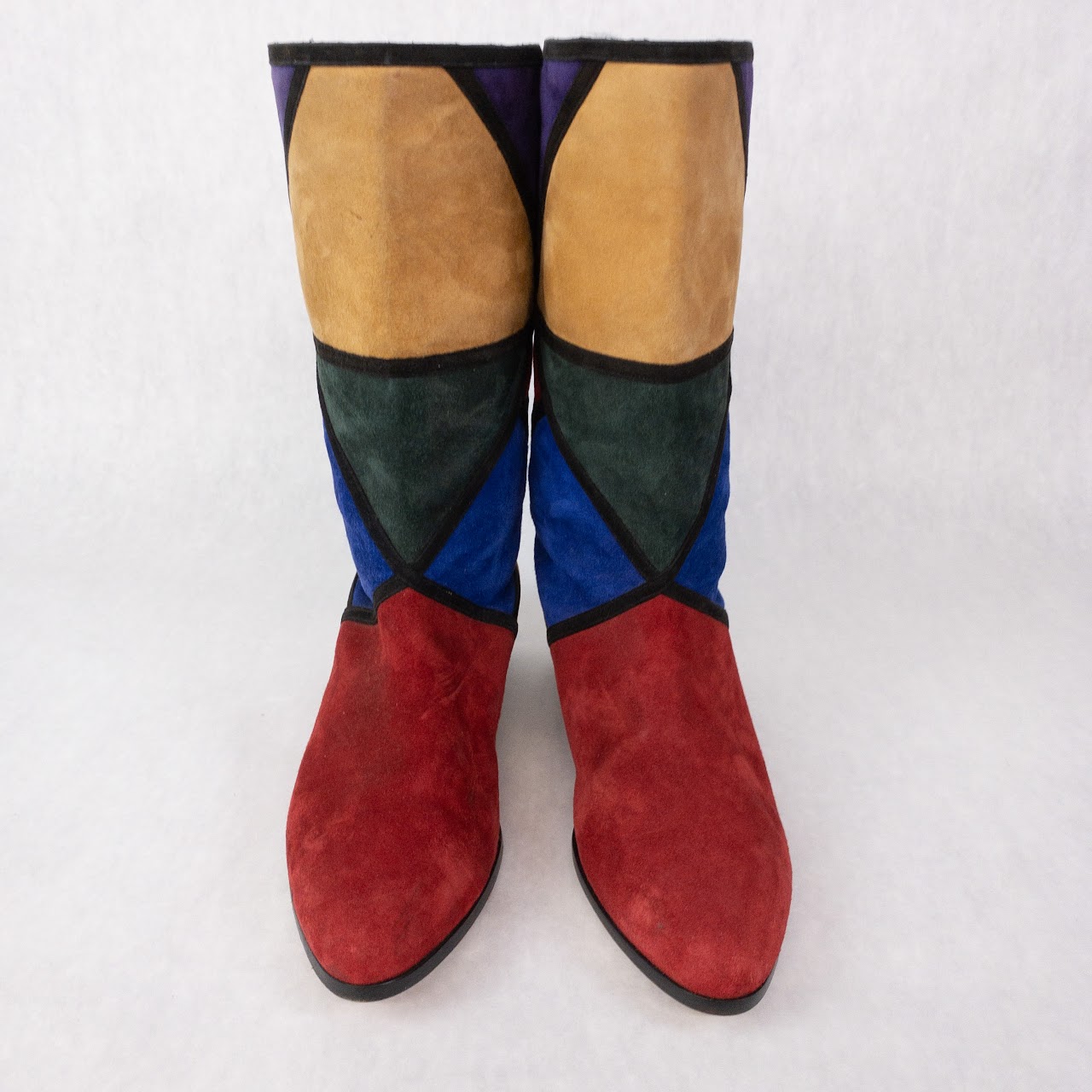 Sesto Meucci of Florence Suede Colorblock Boots