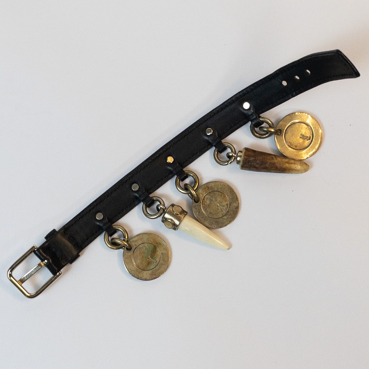 Yves Saint Laurent Rive Gauche Vintage Charm Bracelet