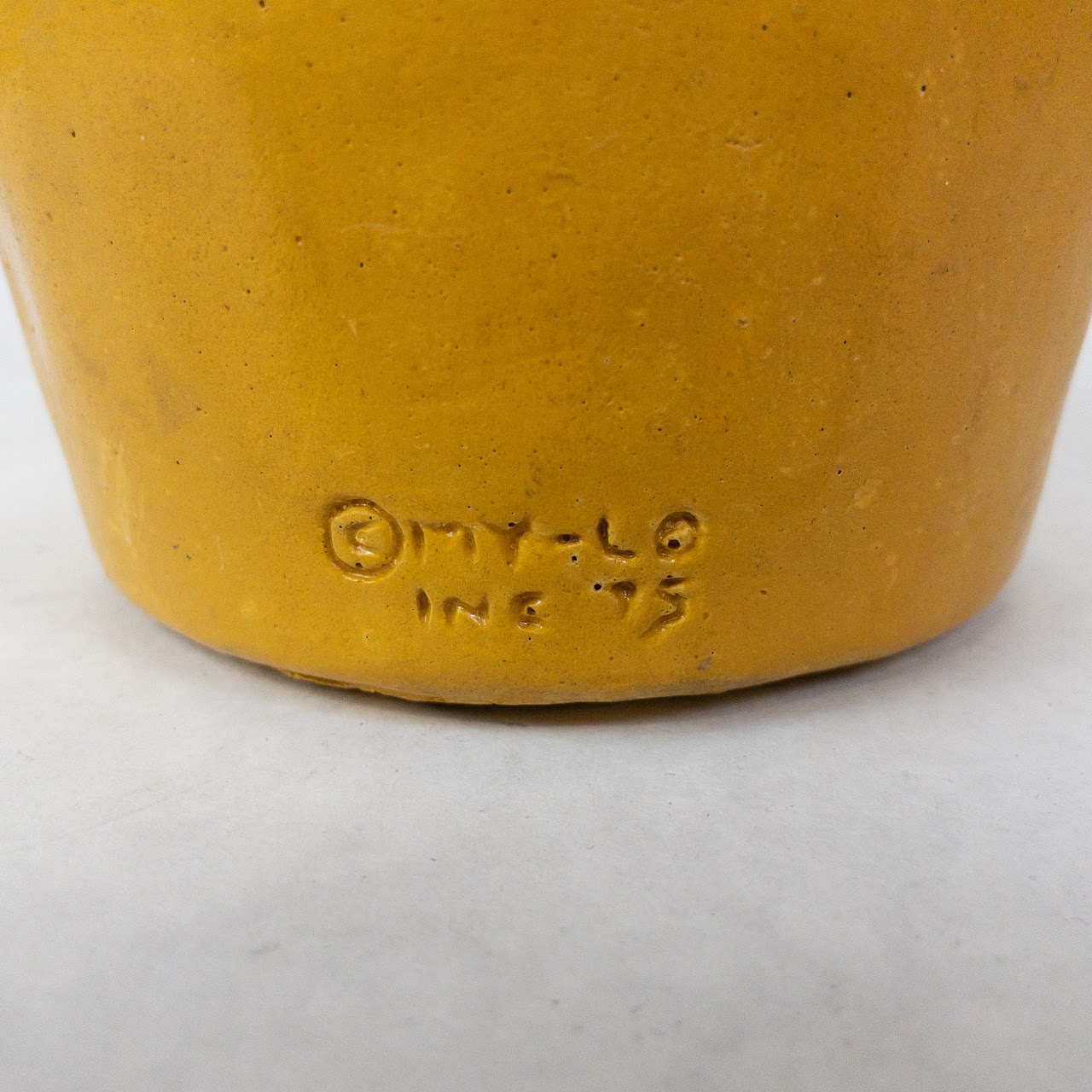 Vintage French's Mustard Jar Planter