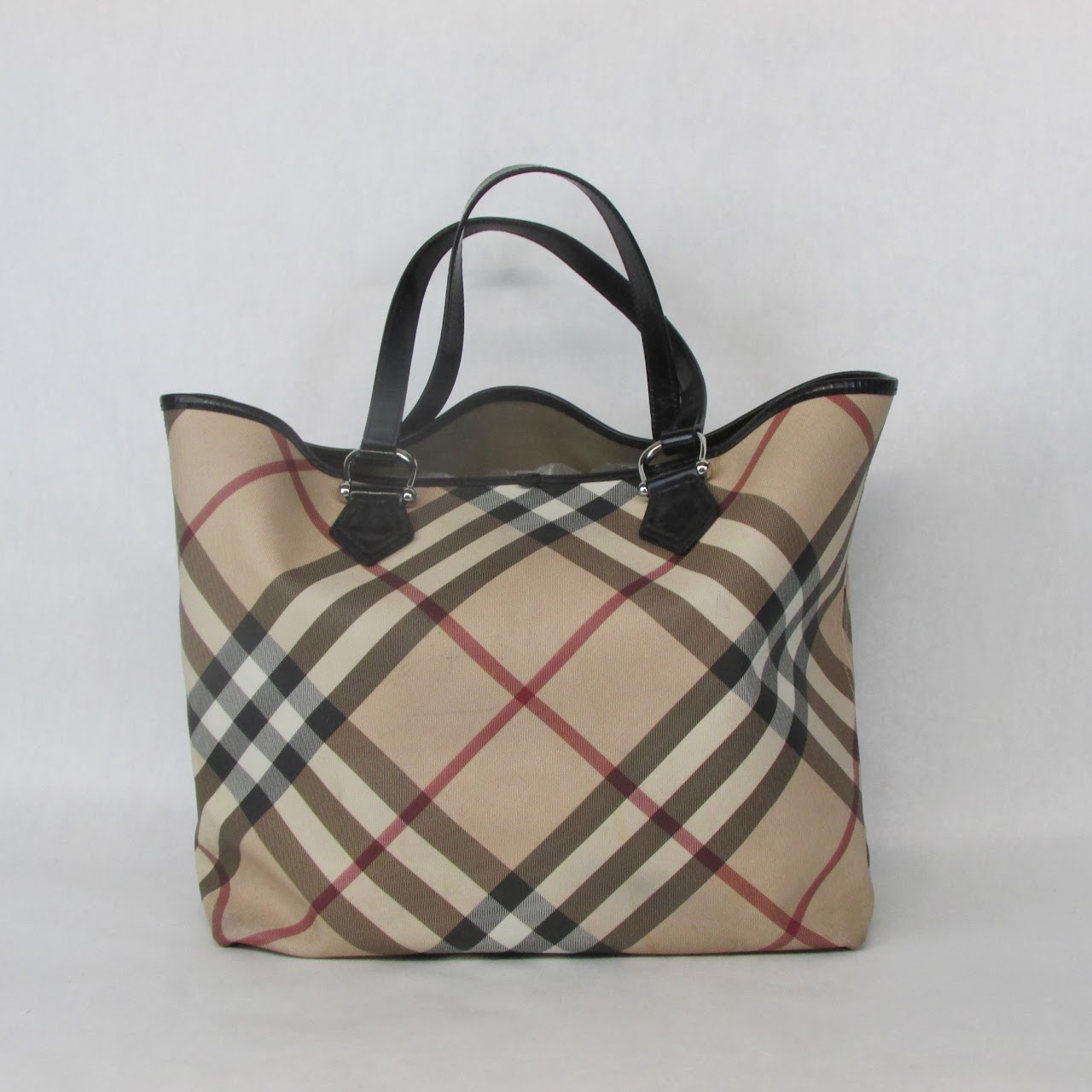 Burberry Coated Canvas Tote