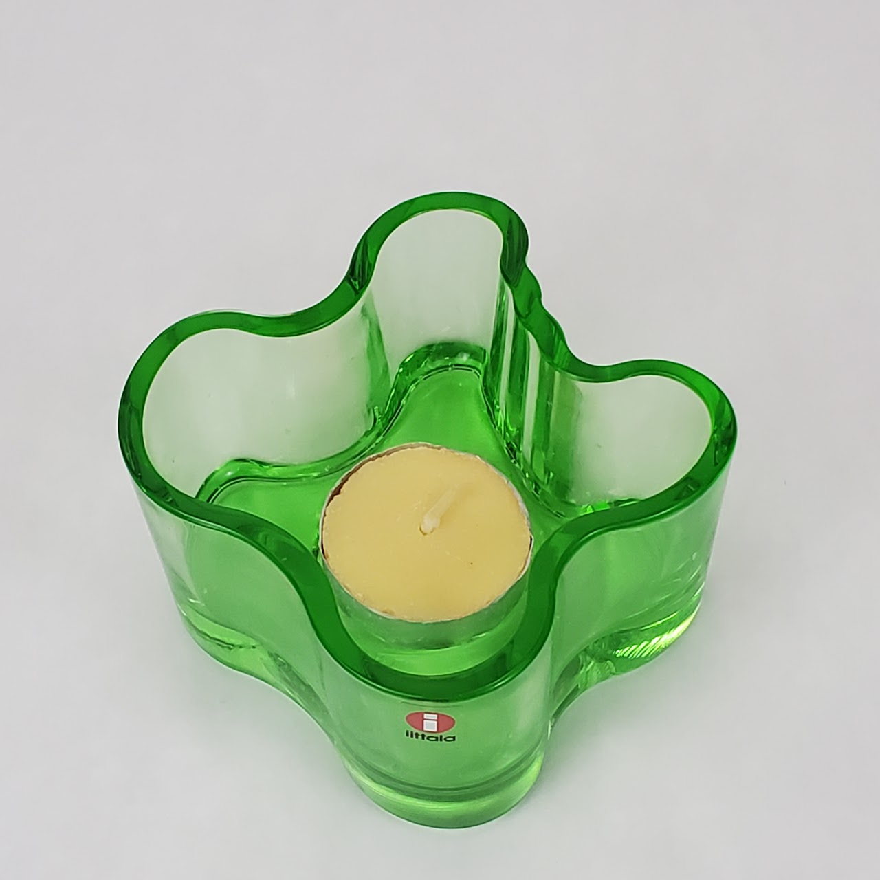 Iittala Alvar Aalto Green Apple Votive