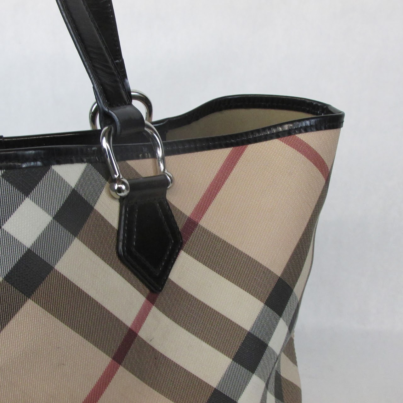 Burberry Coated Canvas Tote