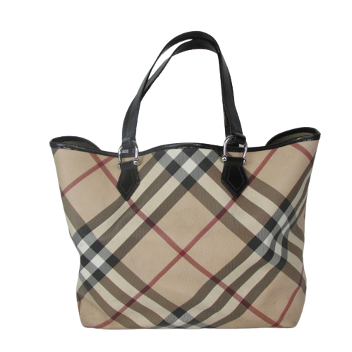 Burberry Coated Canvas Tote