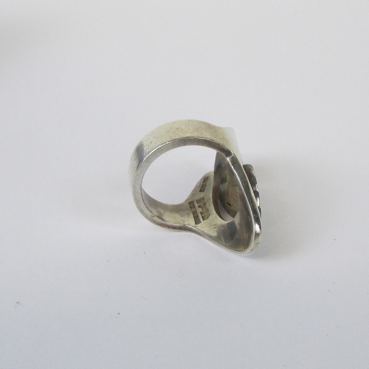 Sterling Silver Modernist Swoop Ring