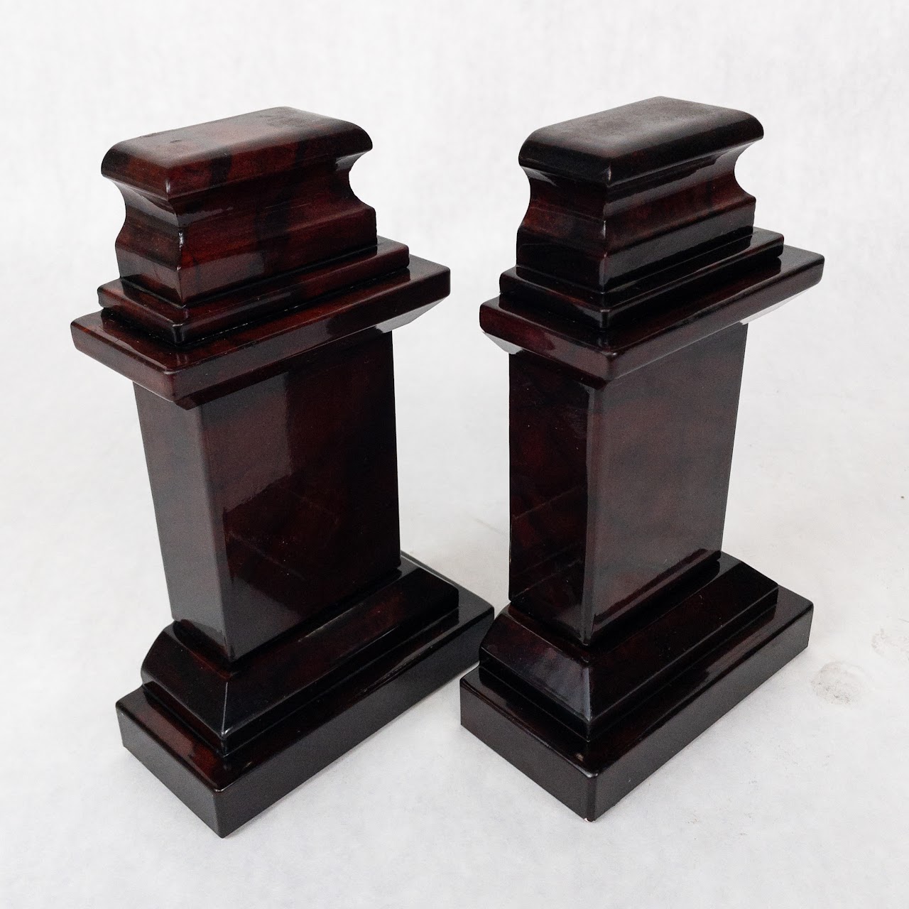 Alabaster Handcarved Bookend Pair