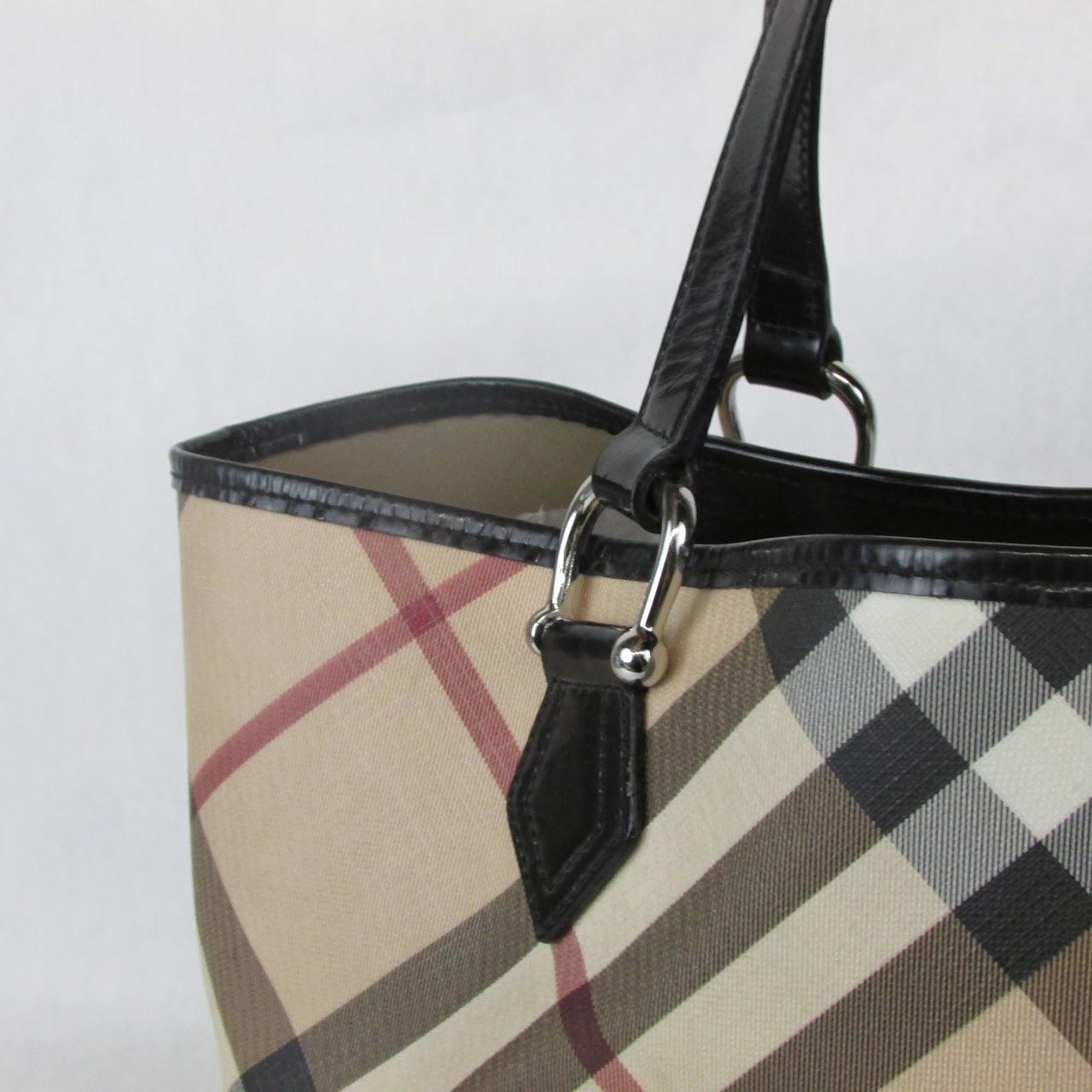 Burberry Coated Canvas Tote