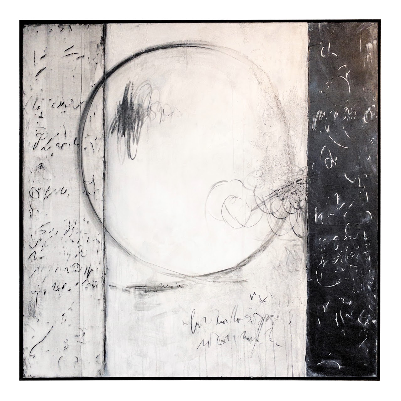 DB Signed 'Circle Infinity' Painting