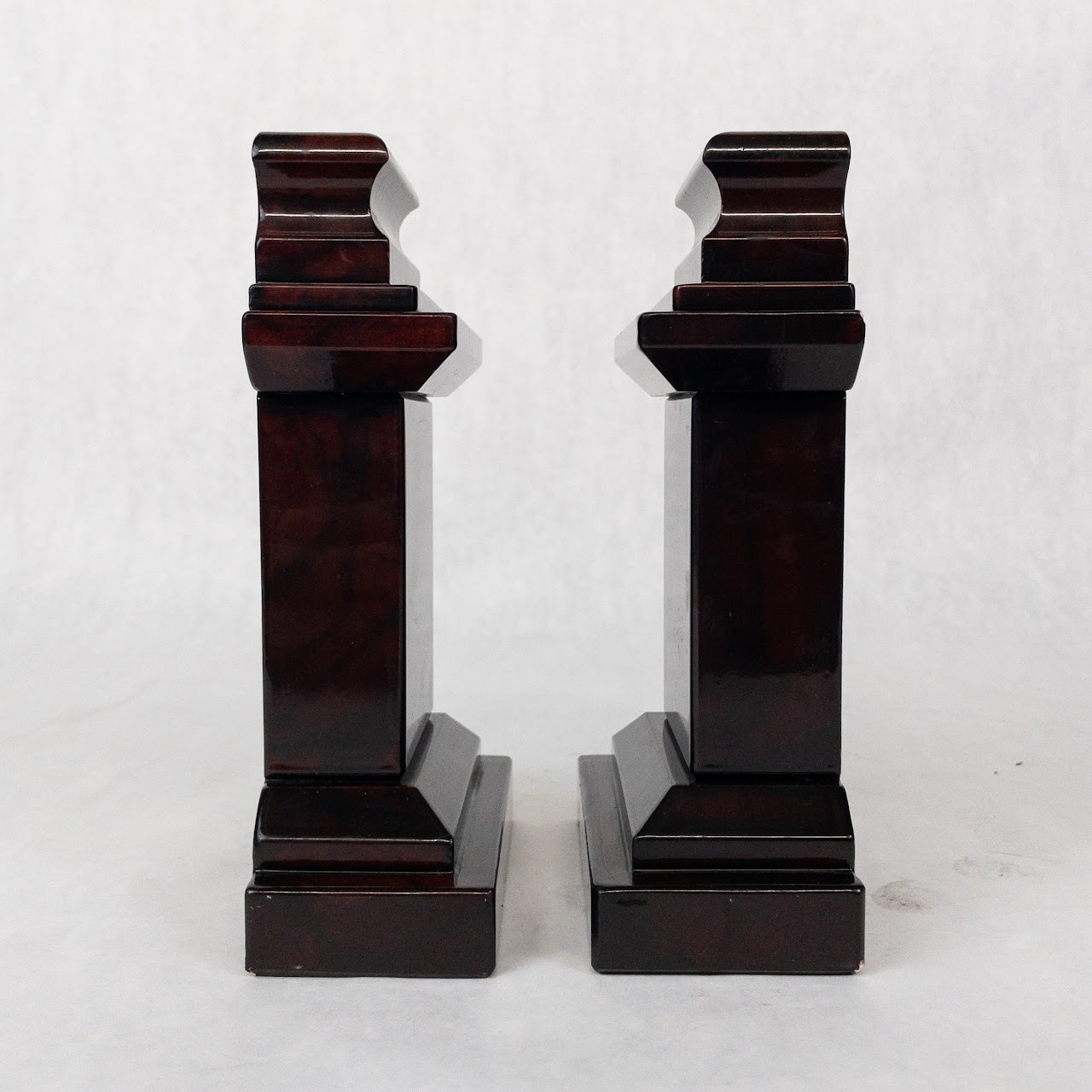 Alabaster Handcarved Bookend Pair