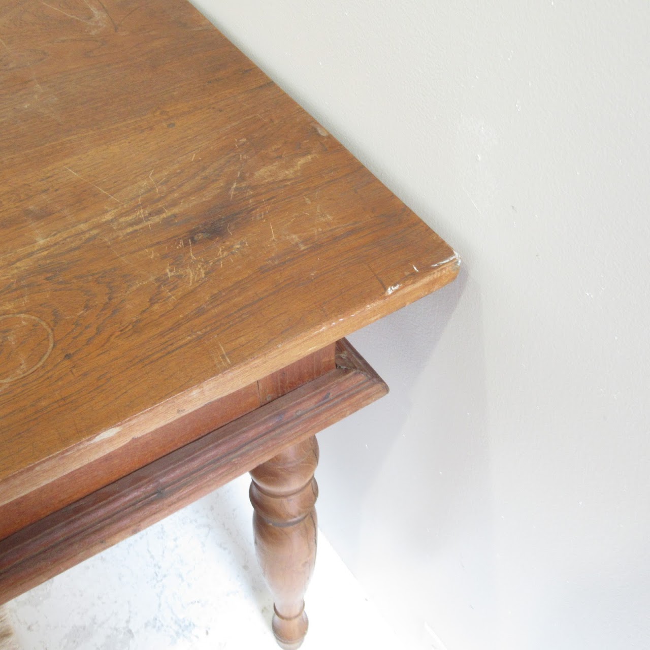 Teak Vintage Study Table Desk