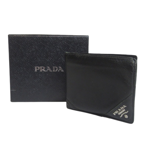 Prada Black Leather Wallet