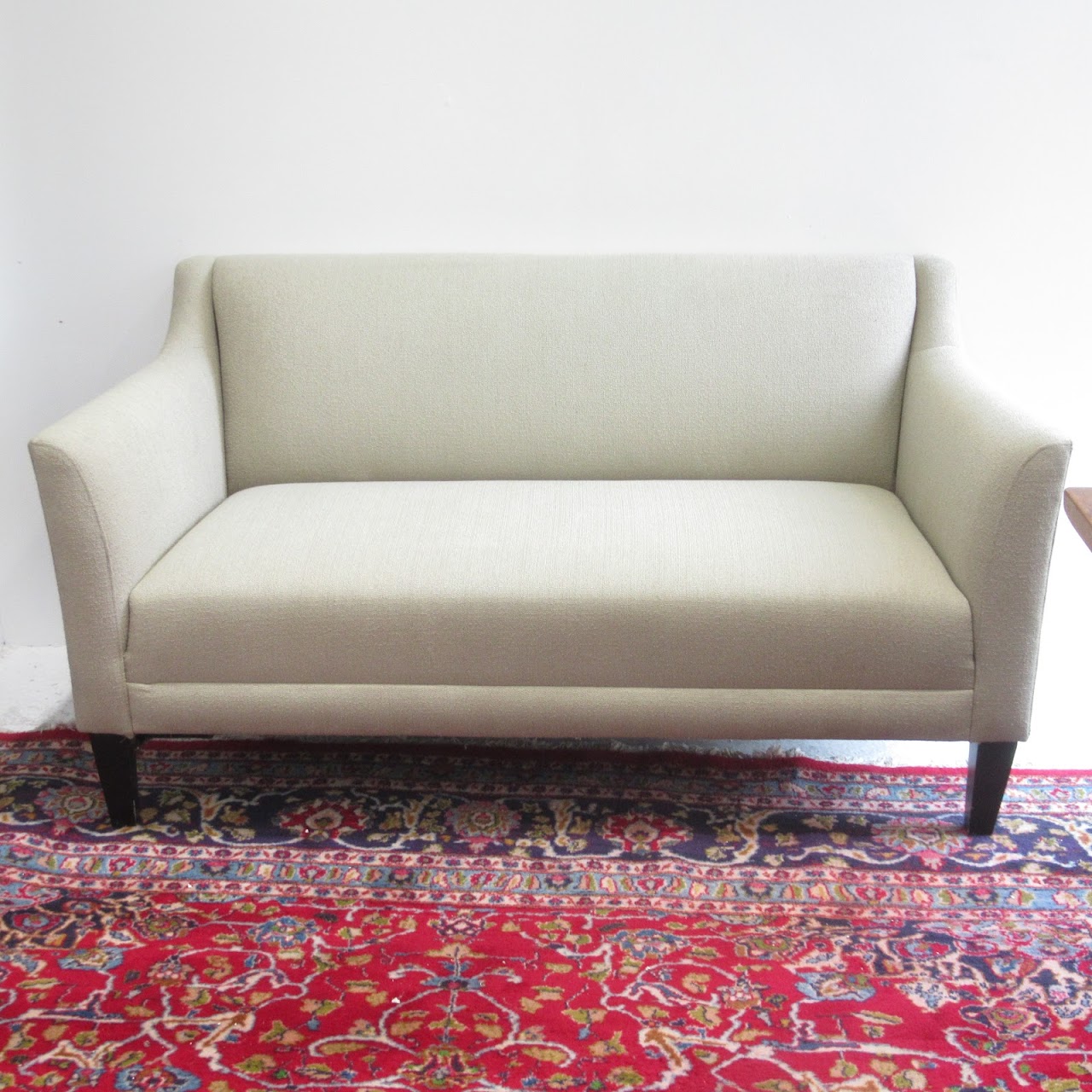 Contemporary Cream Settee