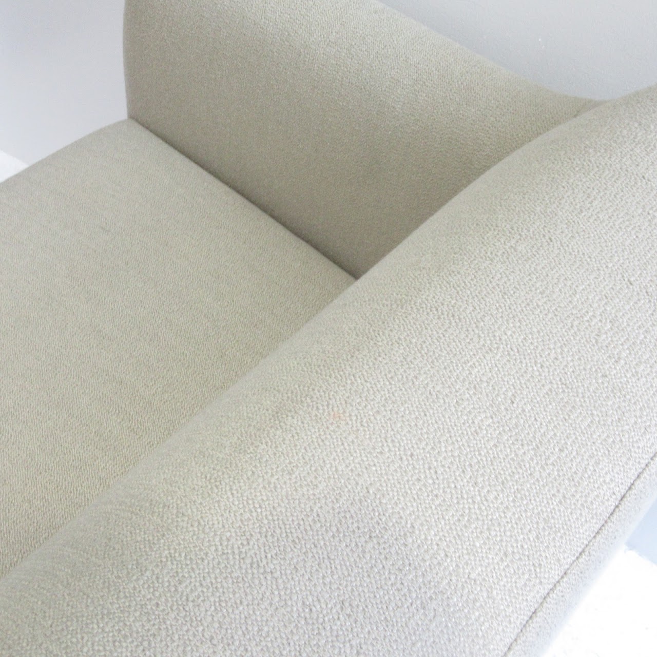 Contemporary Cream Settee