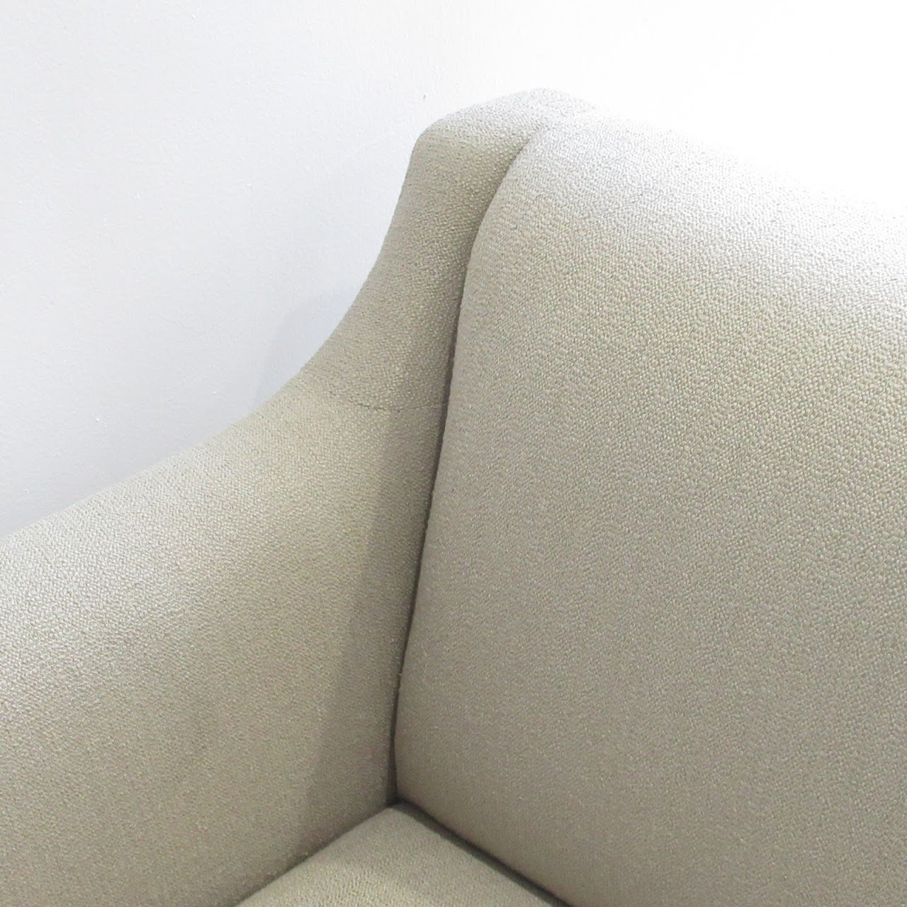 Contemporary Cream Settee