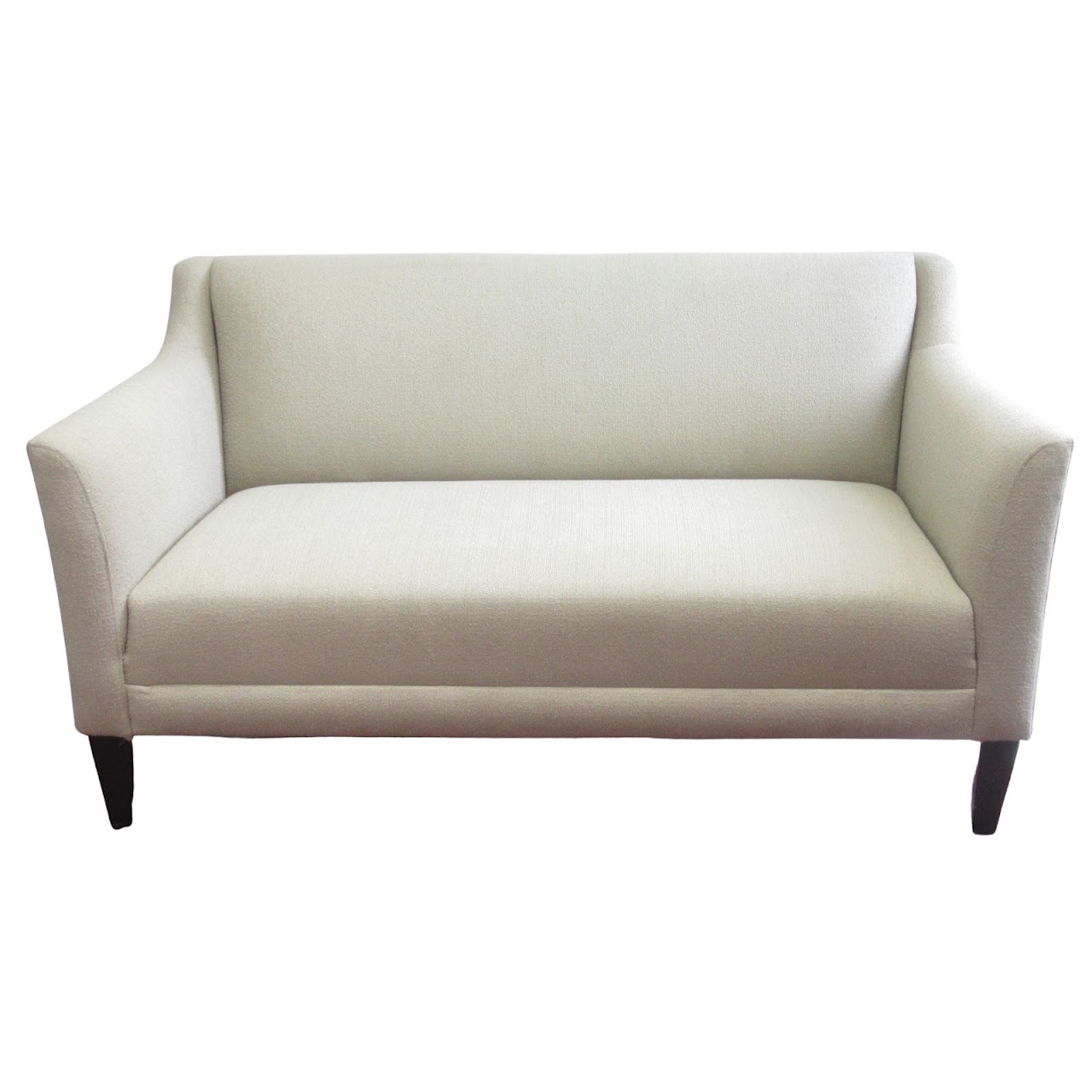 Contemporary Cream Settee