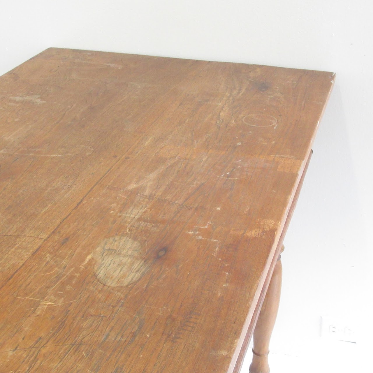 Teak Vintage Study Table Desk