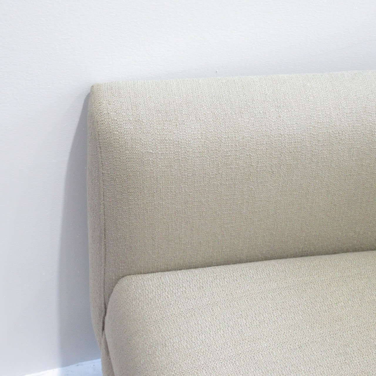 Contemporary Cream Settee