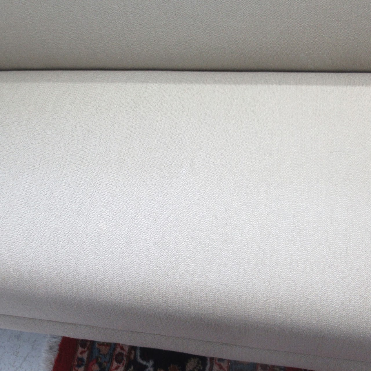 Contemporary Cream Settee