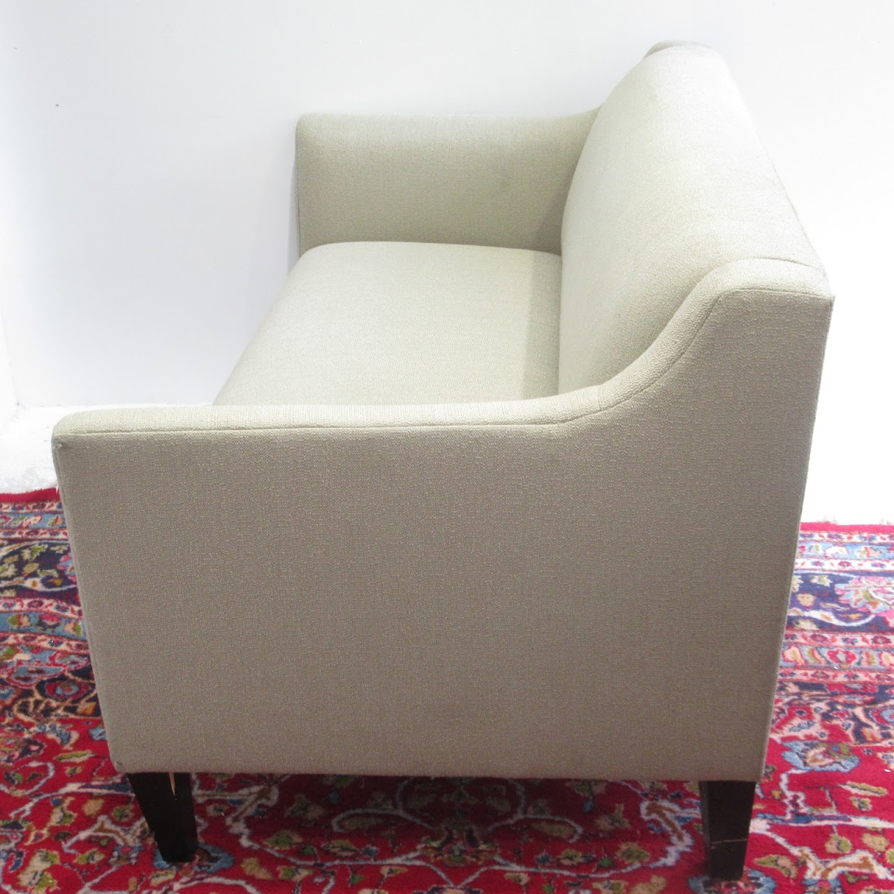 Contemporary Cream Settee