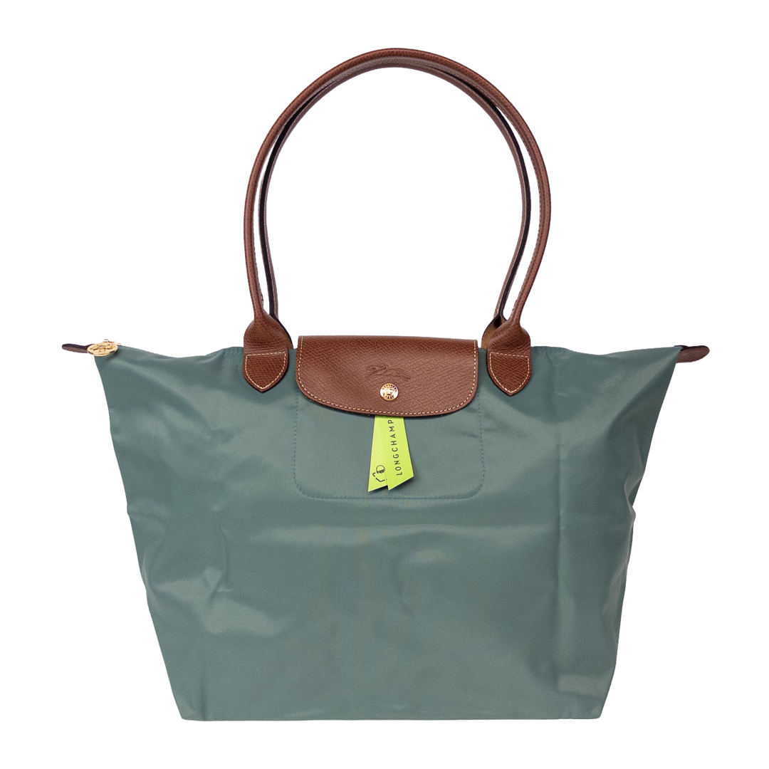 Longchamp Paris Le Pliage store Losange Bag in Mint Green